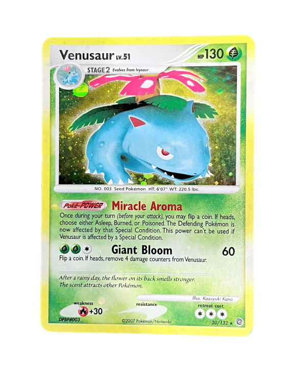 POKEMON TCG - Venusaur - Stage 2 Pokemon Card #20/132
