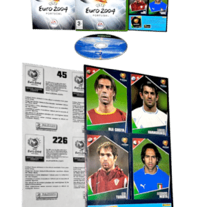 UEFA Euro 2004 Portugal (Xbox) *RARE 2004 UNPEELED STICKER SHEET*