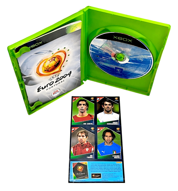 UEFA Euro 2004 Portugal (Xbox) *RARE 2004 UNPEELED STICKER SHEET* - Image 6