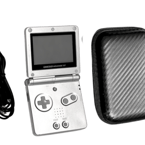 Nintendo Game Boy Advance SP Console (Silver) + Charger + Quality Case