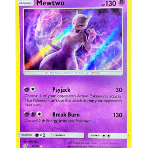 POKEMON TCG - Mewtwo 12/18  (Detective Pikachu)