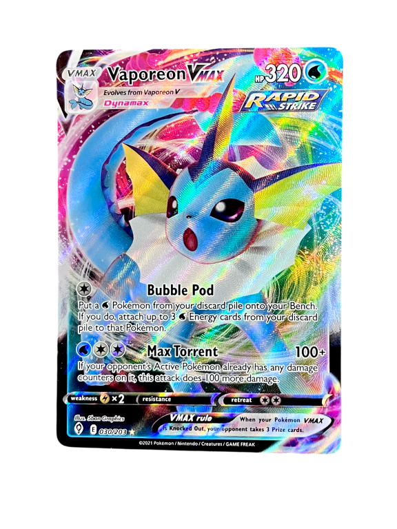 POKEMON TCG - Vaporeon VMAX 030/203 (Evolving Skies)