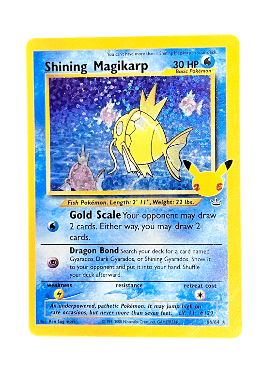 POKEMON TCG - Shining Magikarp 66/64 (Celebrations Classic Collection)