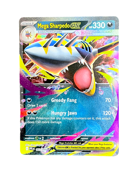 POKEMON TCG - Mega Sharpedo EX 061/094 Phantasmal Flames