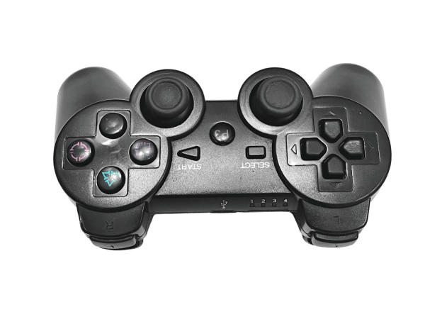 PS3 Controller *GENUINE PS4 GRIPS* RARE - Image 2