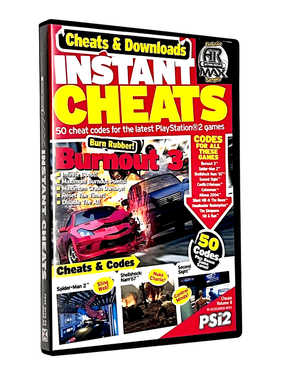 Instant Cheats & Downloads - PS2 *MINT COMPLETE*