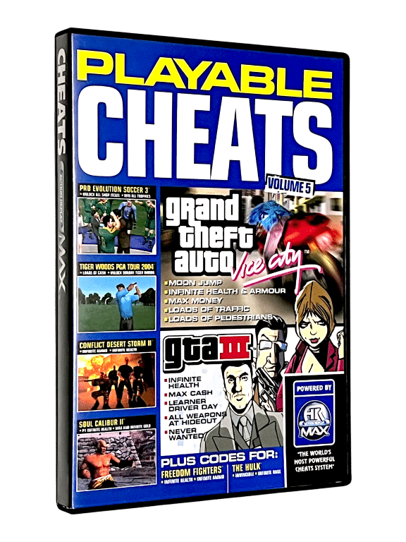 Playable Cheats Vol. 5 (GTA Vice City / MultiGame PS2 *MINT COMPLETE