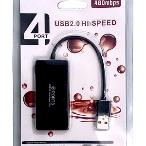 4-Port USB 2.0 Hi-Speed Hub (PC Accessory)