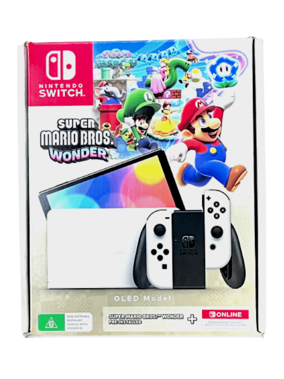 Nintendo Switch (OLED Model) Mario Bros Wonder Edition BOXED