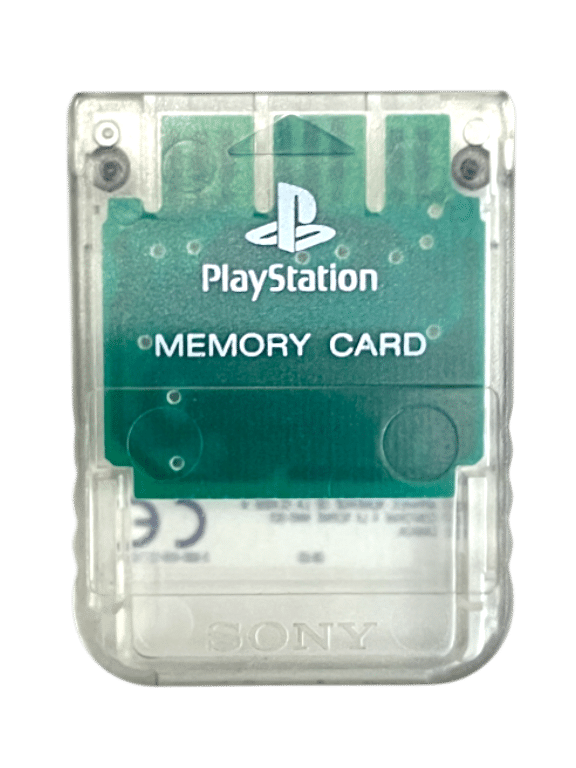 Official Sony PlayStation Memory Card Translucent - Appleby Games