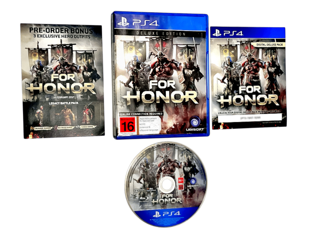 For Honor Deluxe Edition (PS4, Complete with Inserts)