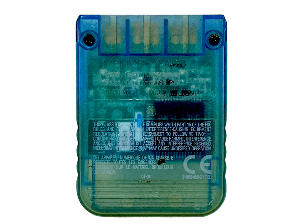 Sony PlayStation Memory Card (Translucent) - Image 2