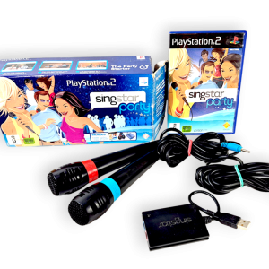 SingStar Party BOX SET (PS2) Mics + Adapter