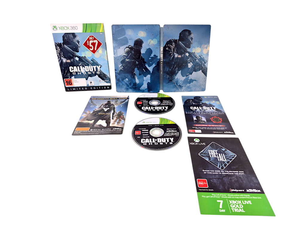 Call of Duty: Ghosts (Xbox 360) BOXED STEELBOOK ED.