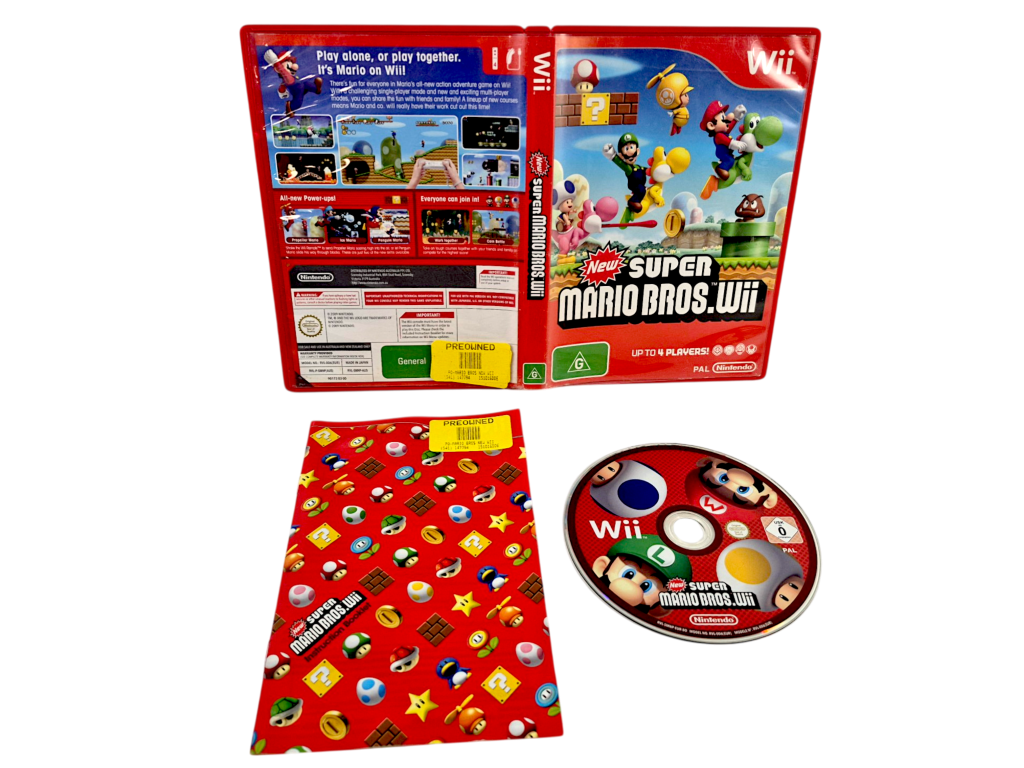 New Super Mario Bros. Wii (Wii) *COMPLETE*