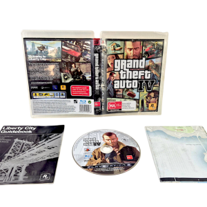 Grand Theft Auto IV (PS3) *COMPLETE w/ MANUAL + MAP*