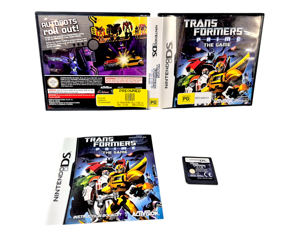 Transformers Prime: The Game (Nintendo DS) *COMPLETE*