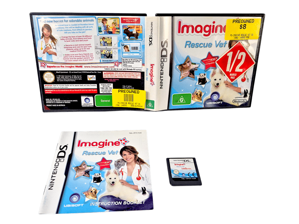 Imagine: Rescue Vet (Nintendo DS) *COMPLETE* - Appleby Games