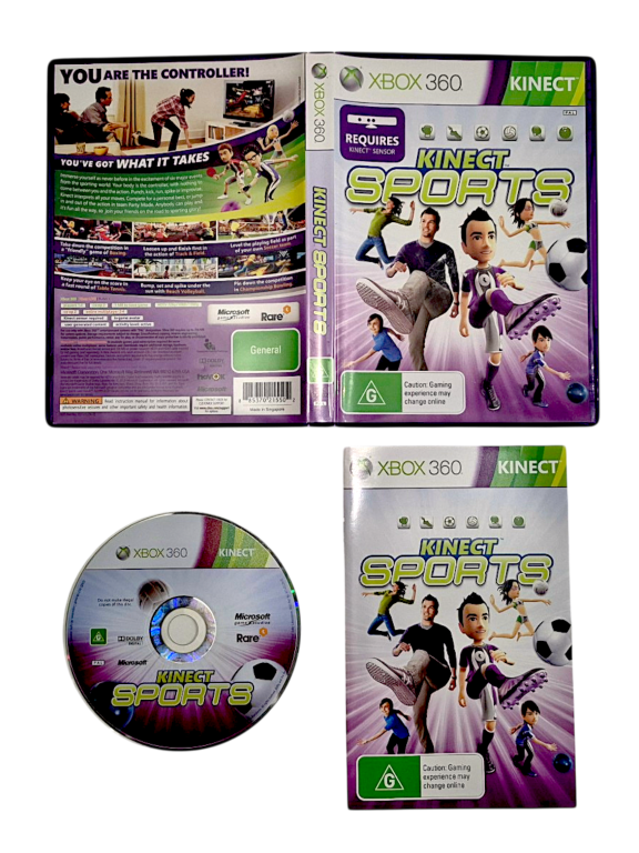 Kinect Sports (Xbox 360 Kinect) *COMPLETE*