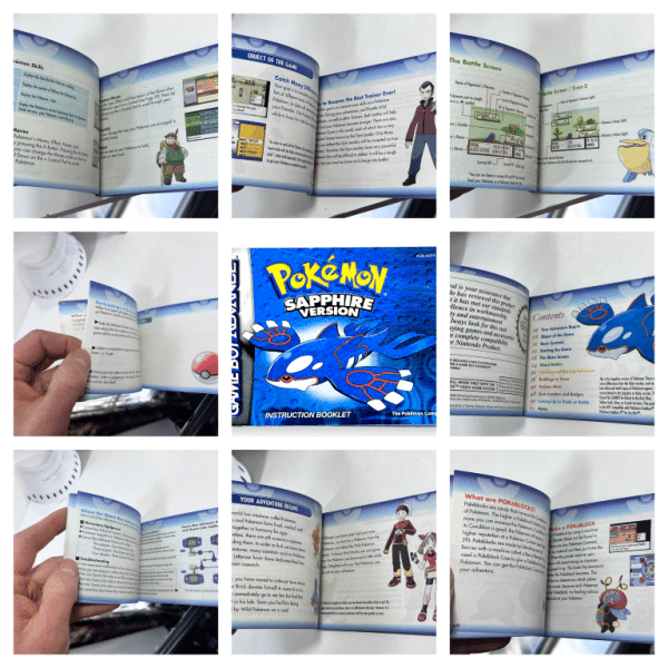 Pokemon Sapphire Version (GBA) GAME + MANUAL - Image 6