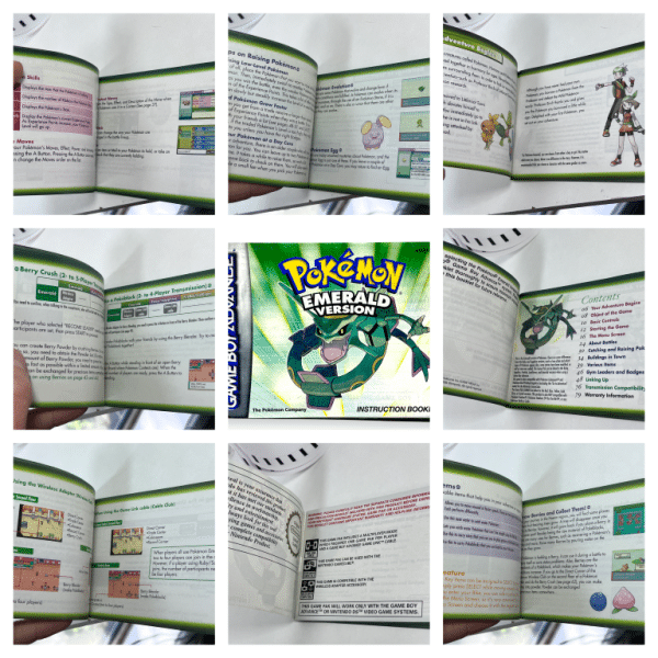 Pokemon Emerald Version Instruction Booklet (GBA) - Image 3