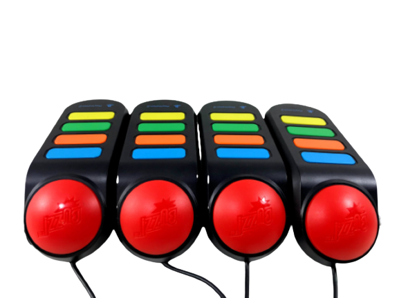 BUZZERS! Official SONY PS2 / PS3 BUZZ CONTROLLERS x 4! - Image 4