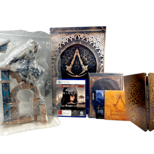 Assassin’s Creed Mirage Deluxe Edition (PS5) BIG BOX STATUE ED,.