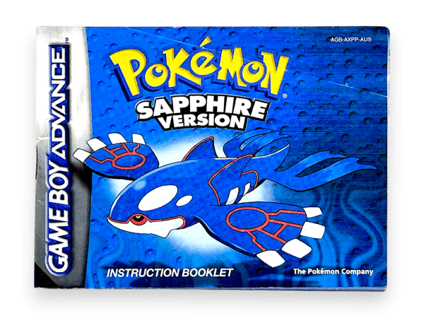 Pokemon Sapphire Version (GBA) GAME + MANUAL - Image 2