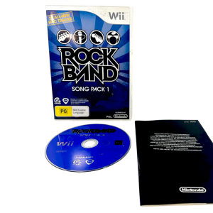 Rock Band Song Pack 1 (Nintendo Wii) Scratched