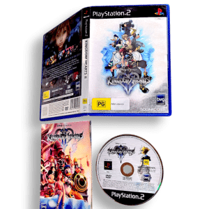 KINGDOM HEARTS 2 (PS2) SILVER COVER *COMPLETE*