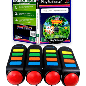BUZZ! Junior: JUNGLE PARTY (PS2) *BUZZERS + GAME BUNDLE!!!