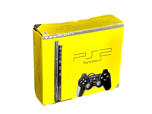 PS2 Slim Console Bundle (Boxed) w/ Controller & Cables - Image 9