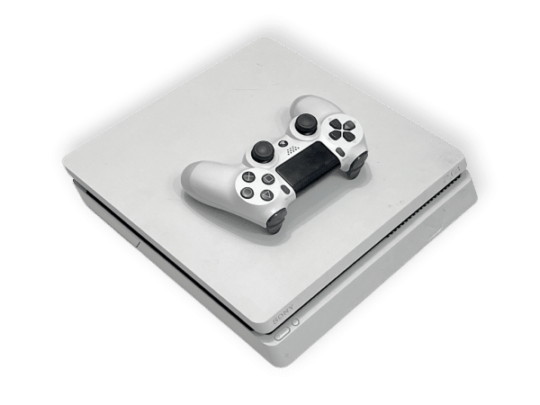 PS4 Slim Console (White) + 1 Controller - Image 4