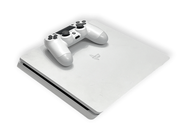 PS4 Slim Console (White) + 1 Controller - Image 7