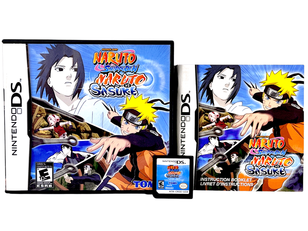 Naruto Shippuden: Naruto vs Sasuke (DS) *MINT COMPLETE*