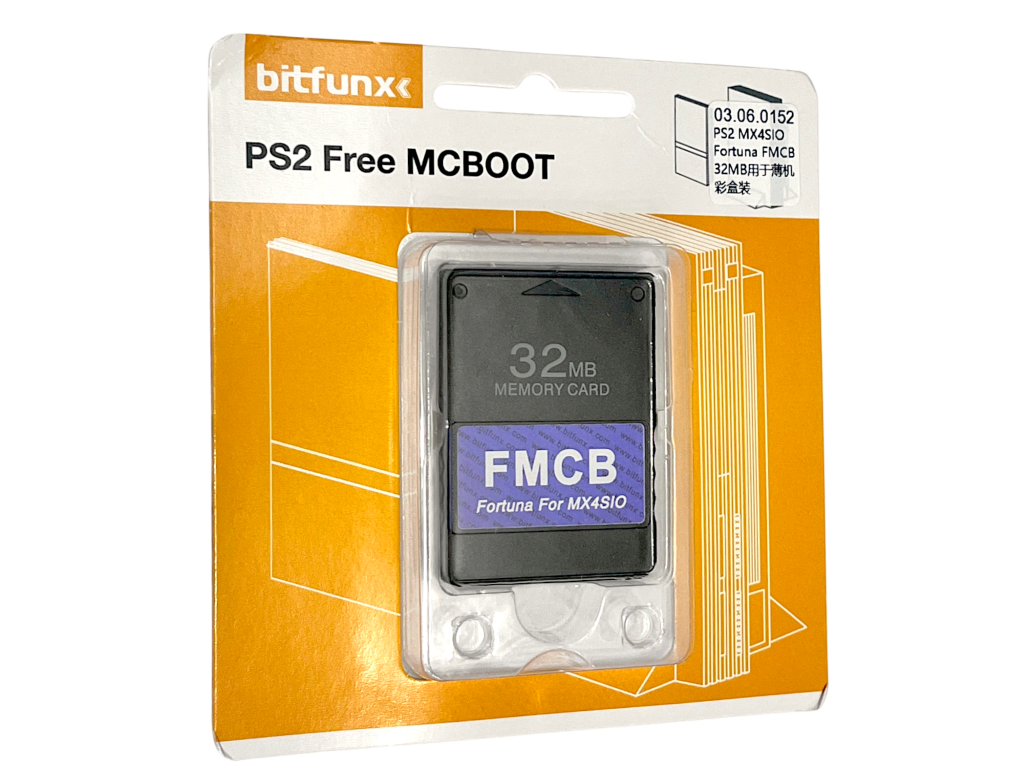 PS2 Free McBoot 32MB Memory Card (FMCB) (NEW SEALED)