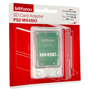 Bitfunx PS2 MX4SIO SD Card Adapter - Clear Green (NEW SEALED)