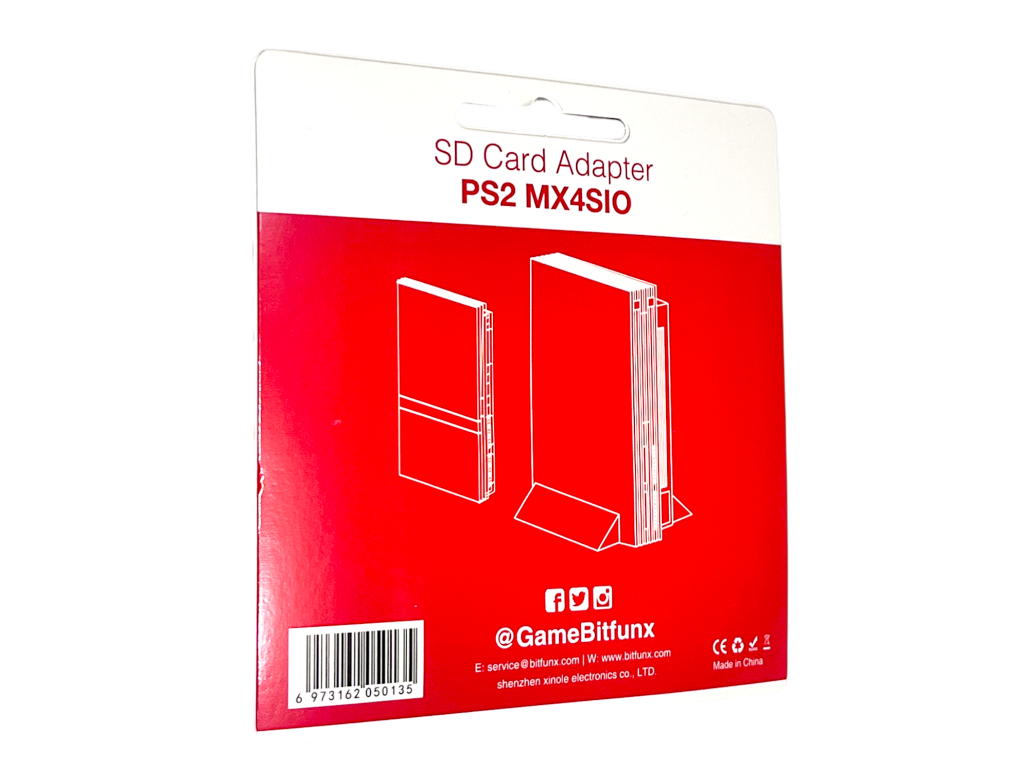 Bitfunx PS2 MX4SIO SD Card Adapter - Clear Green (NEW SEALED) - Image 2