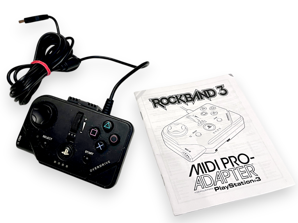 Rock Band 3 MIDI Pro Adapter (PS3) PLUS MIDI Cable (5-Pin DIN) - Image 2