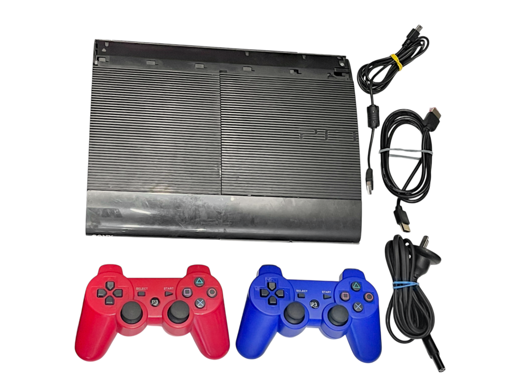 Sony PS3 Super Slim Console Bundle (2 Controllers)