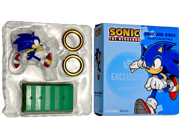 Sonic the Hedgehog - Sonic & Rings Collectible Figure (Loot Crate)