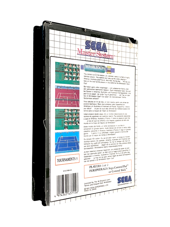 Wimbledon (Sega Master System) - Image 2