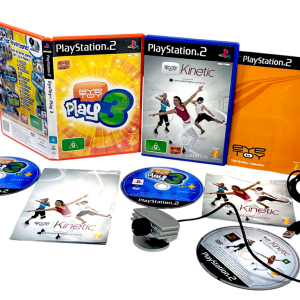 EyeToy Play 3 + EyeToy Kinetic Bundle (PS2) *INCLUDES CAMERA*