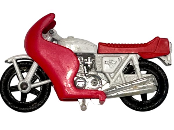 Vintage Matchbox SuperKings K-91 Motorcycles + Plymouth Gran Fury (1983) - Image 3