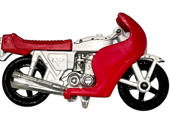 Vintage Matchbox SuperKings K-91 Motorcycles + Plymouth Gran Fury (1983) - Image 12