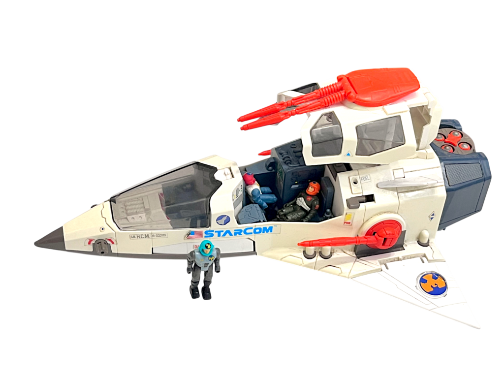 STARCOM Coleco Vintage 1986 Starmax Bomber + 3 Figures - Image 14
