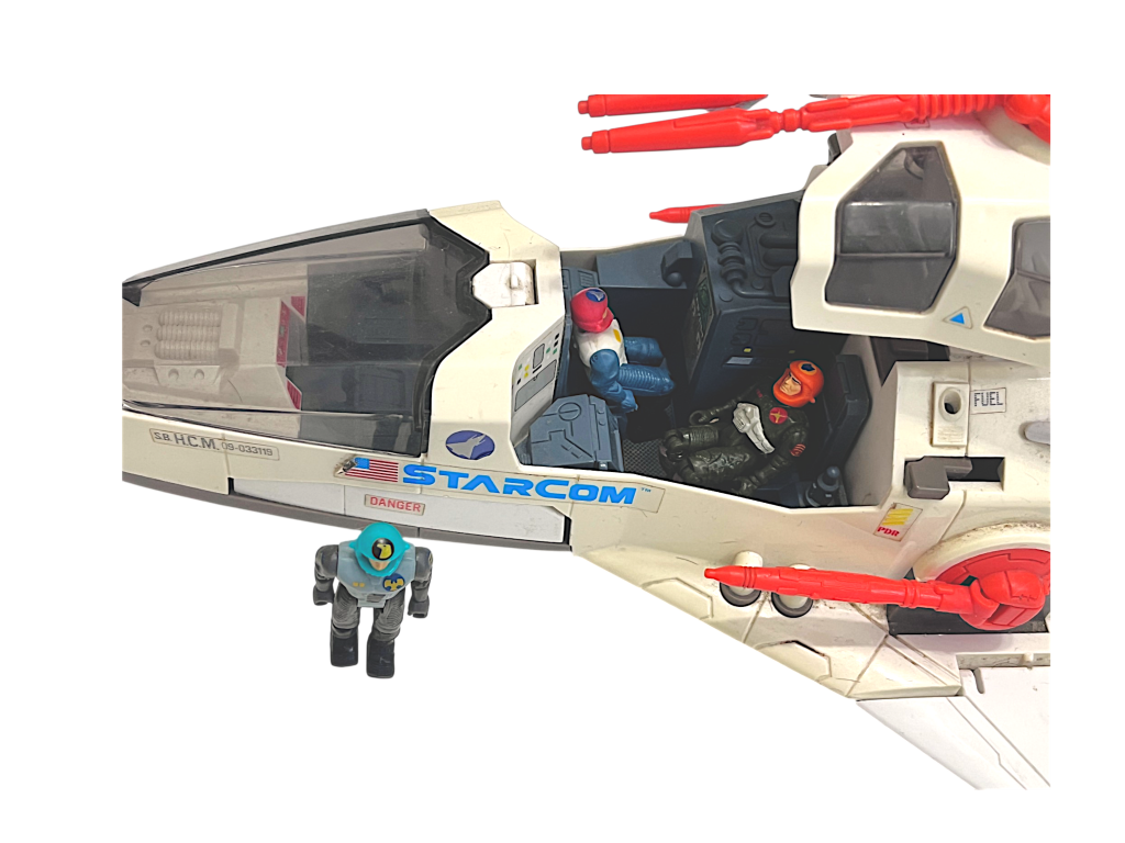 STARCOM Coleco Vintage 1986 Starmax Bomber + 3 Figures - Image 13