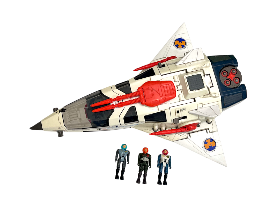 STARCOM Coleco Vintage 1986 Starmax Bomber + 3 Figures - Image 5