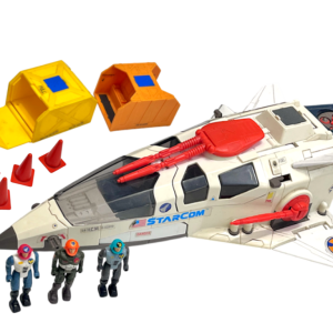 STARCOM Coleco Vintage 1986 Starmax Bomber + 3 Figures