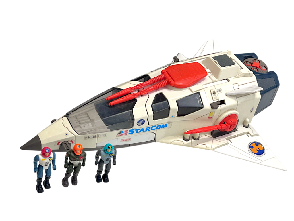 STARCOM Coleco Vintage 1986 Starmax Bomber + 3 Figures - Image 8